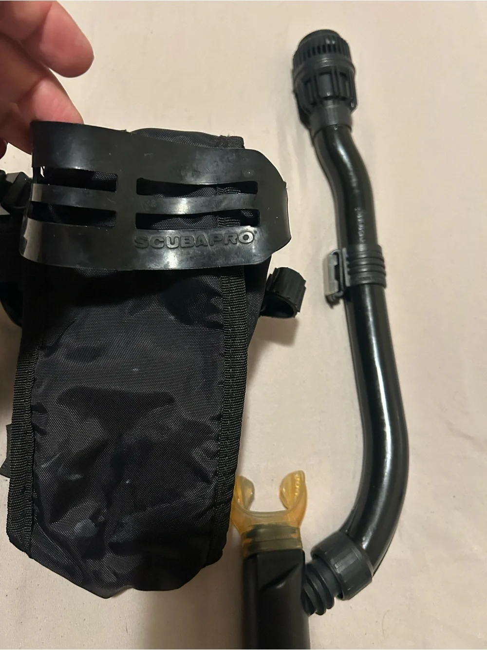 Scubapro Men’s Black Snorkel Mask and Dry Snorkel Set